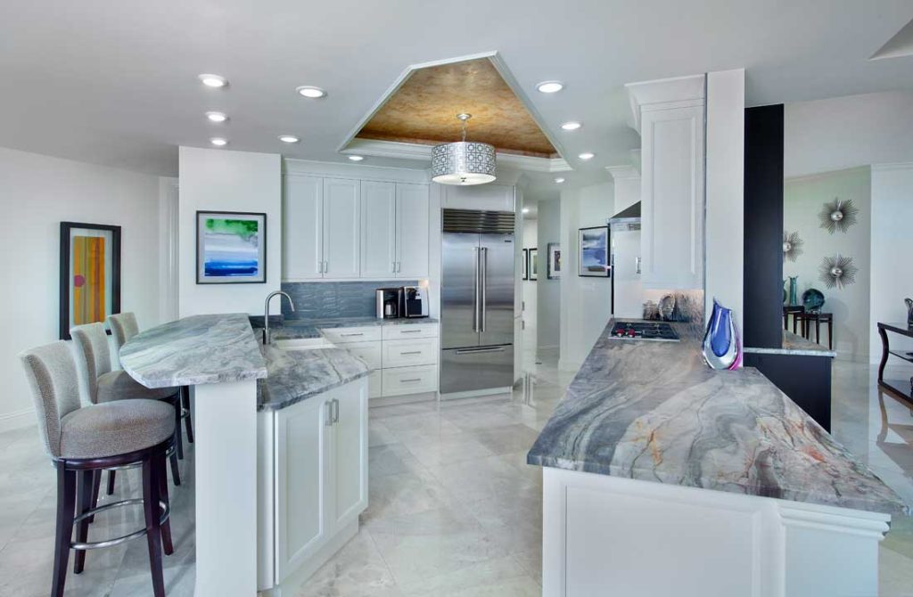 Bonita Bay Contemporary Condo Kitchen Remodel